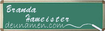 Branda Hameister Visitenkarte